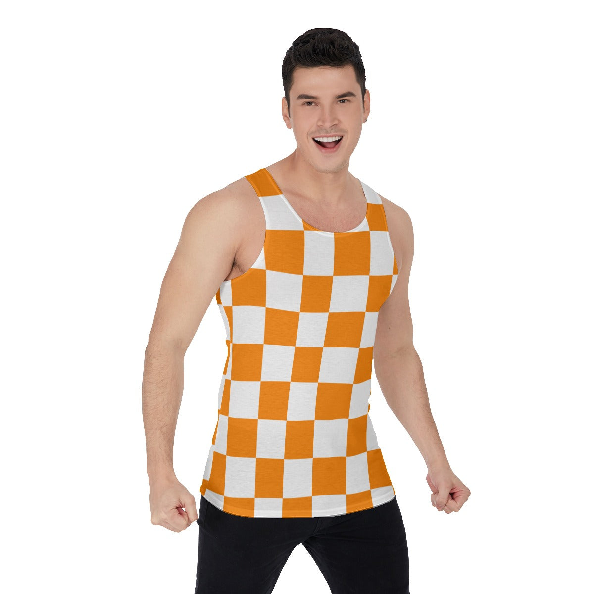 Men's Checkered Tank Top