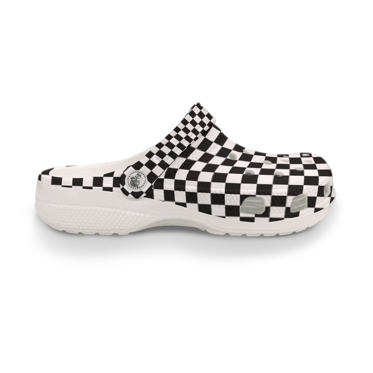 Checkerboard Men's Classic Clogs