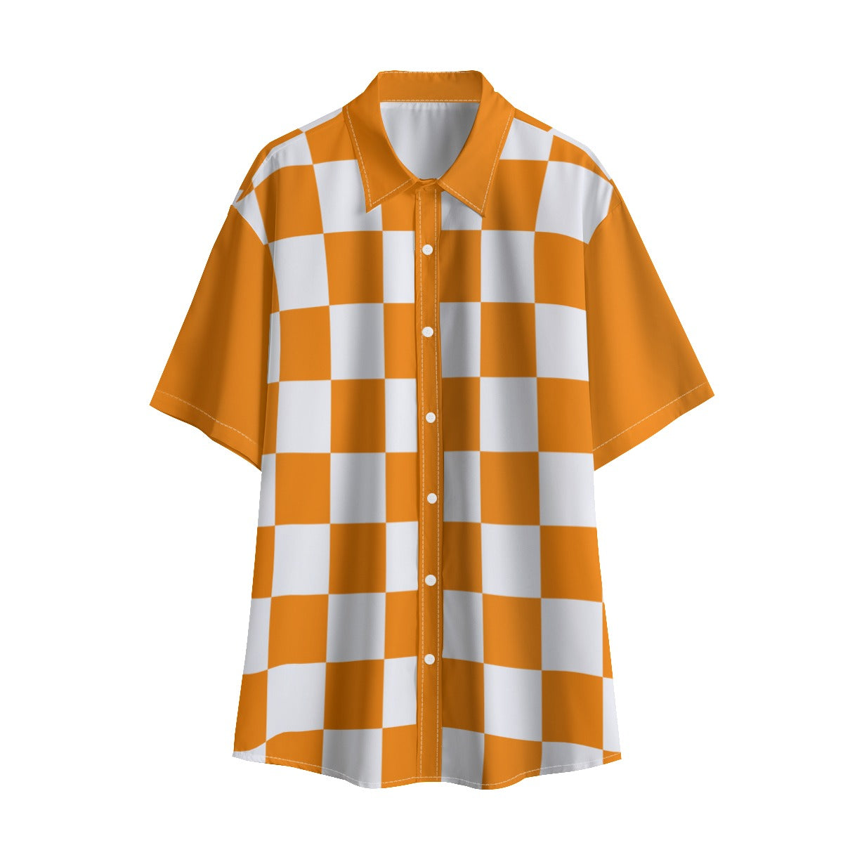 Checkerboard Men's T-shirt With Short Sleeve