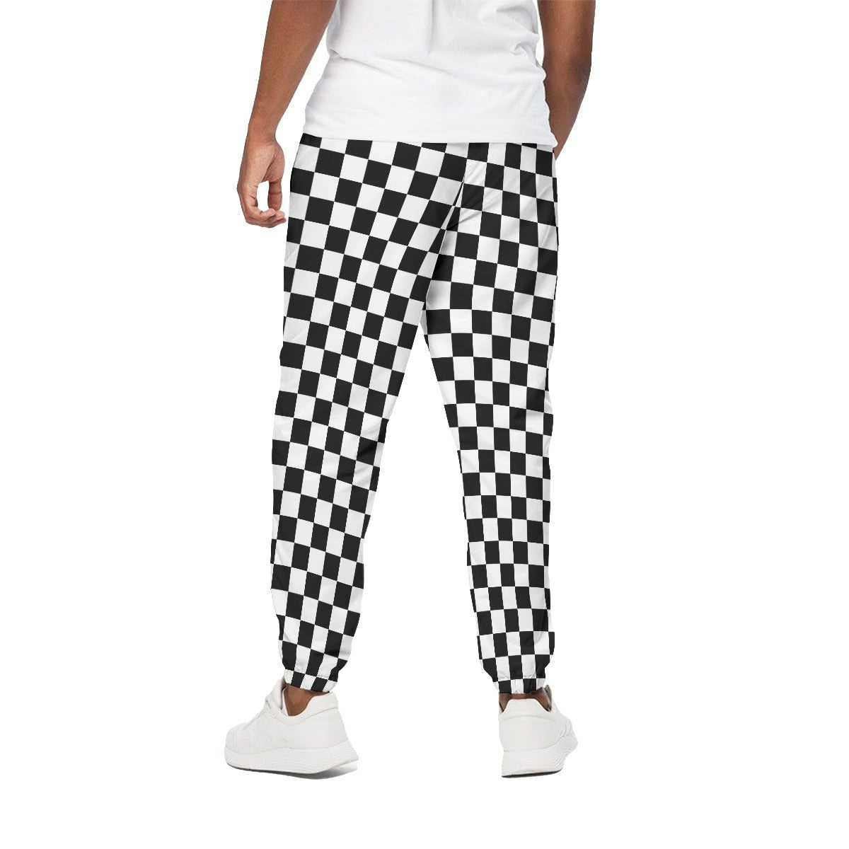 Checkerboard Unisex Jogging Pants 100% Cotton