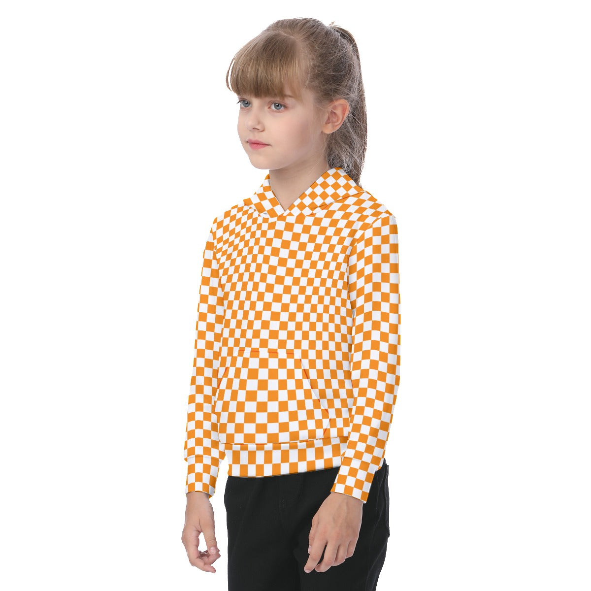 Checkerboard Oversized Kid's Hoodie