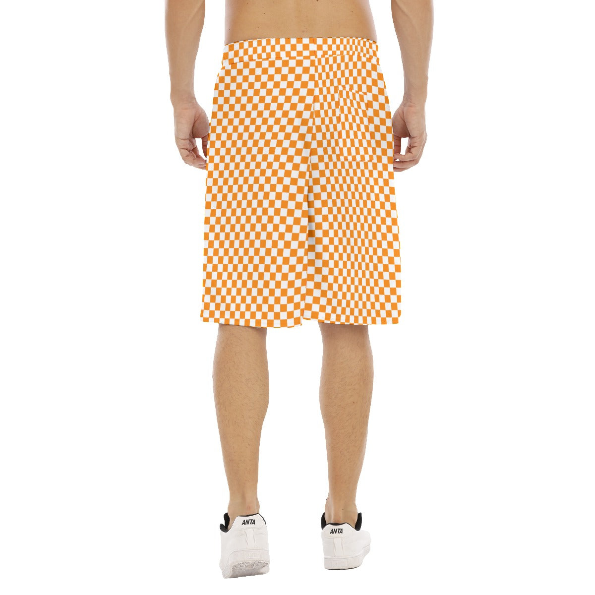 Checkerboard Men's Loose Shorts