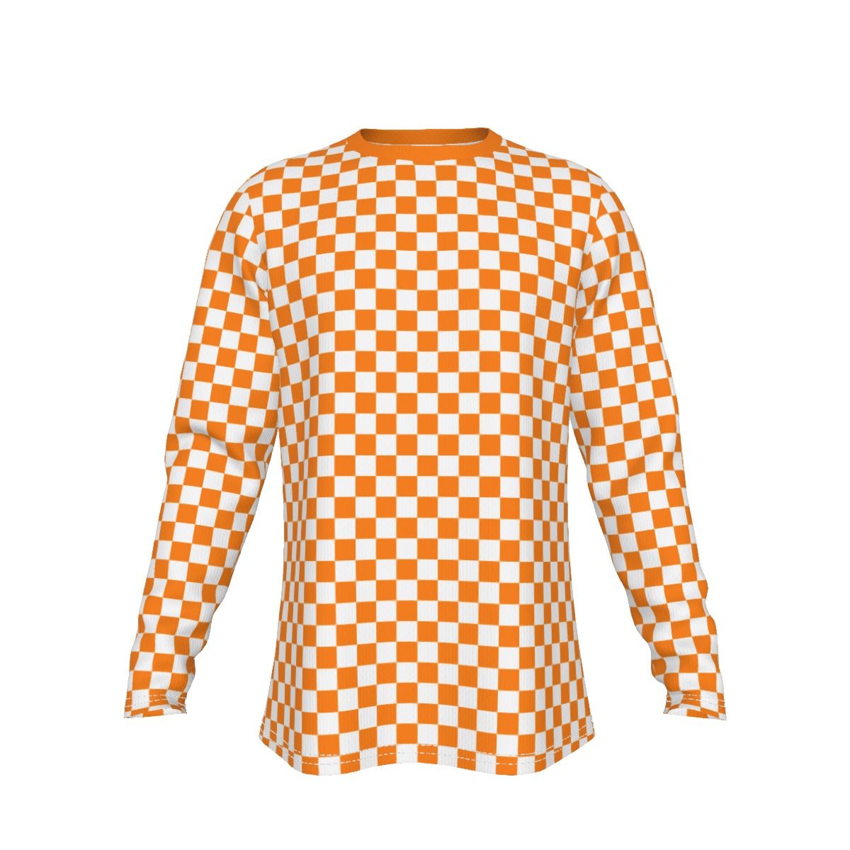 Checkerboard Men's Long Sleeve T-Shirt