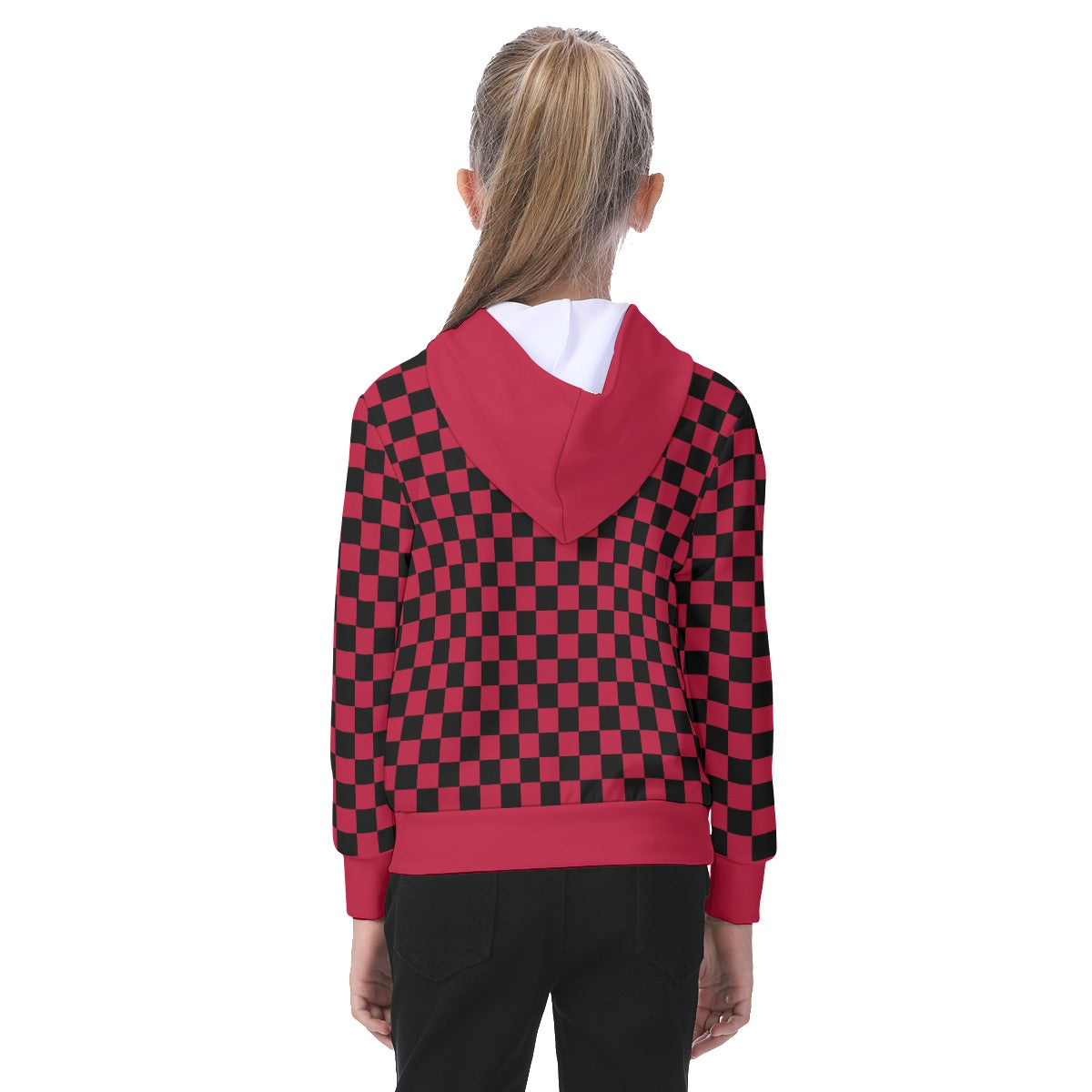 Checkerboard Oversized Kid's Hoodie