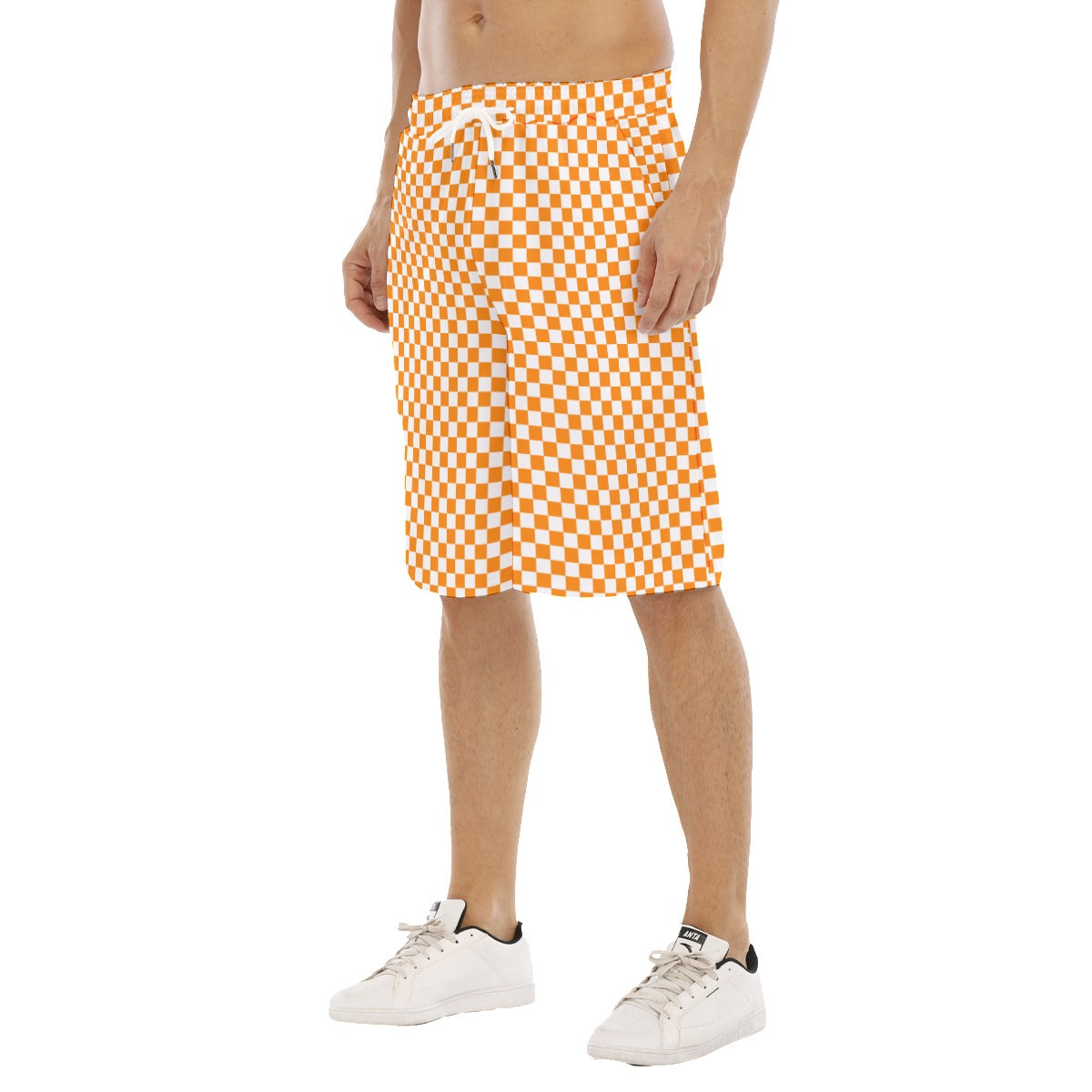 Checkerboard Men's Loose Shorts