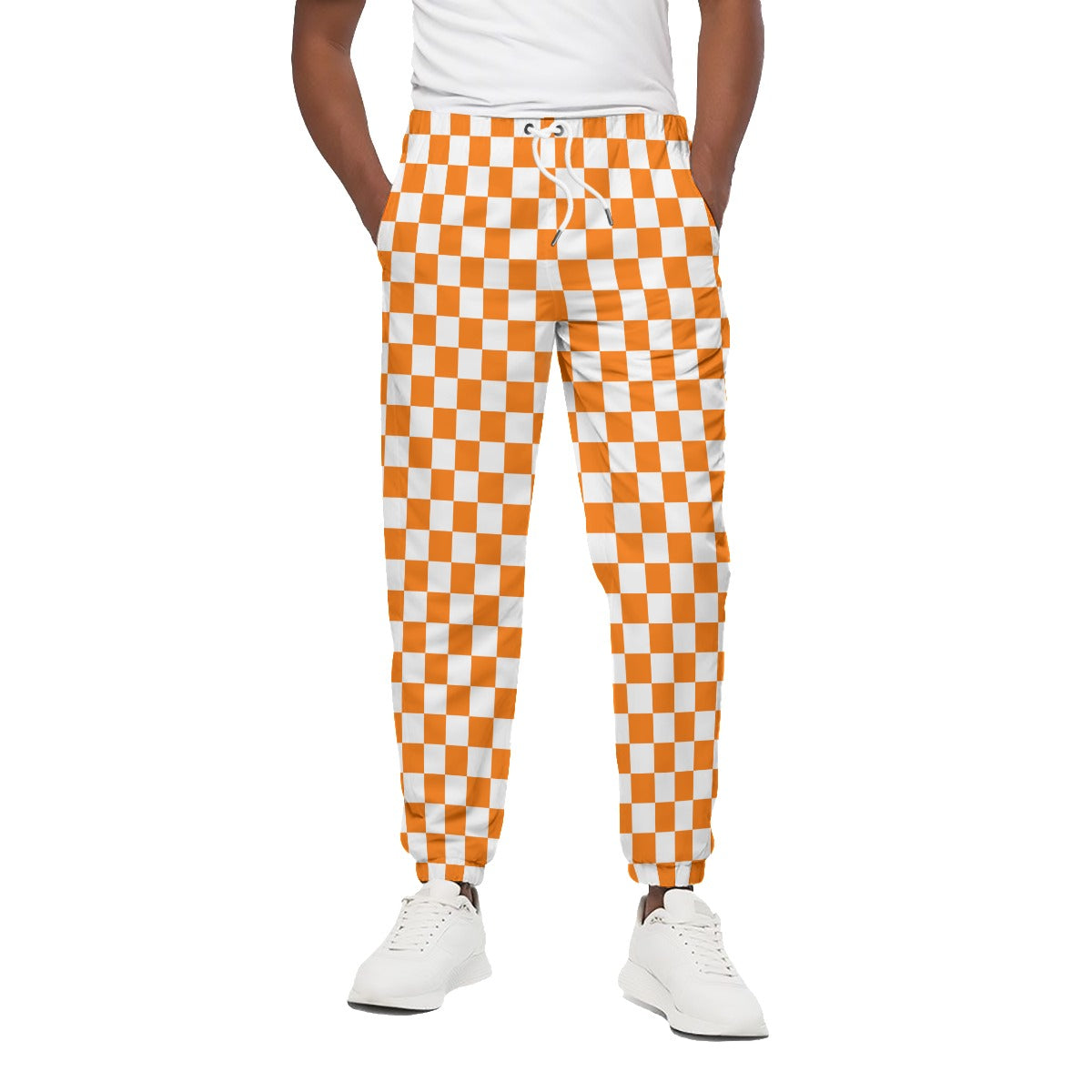 Checkerboard Unisex Jogging Pants 100% Cotton