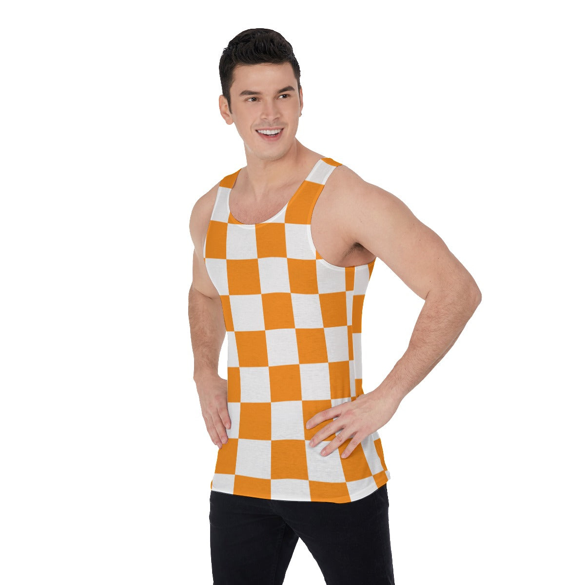 Men's Checkered Tank Top