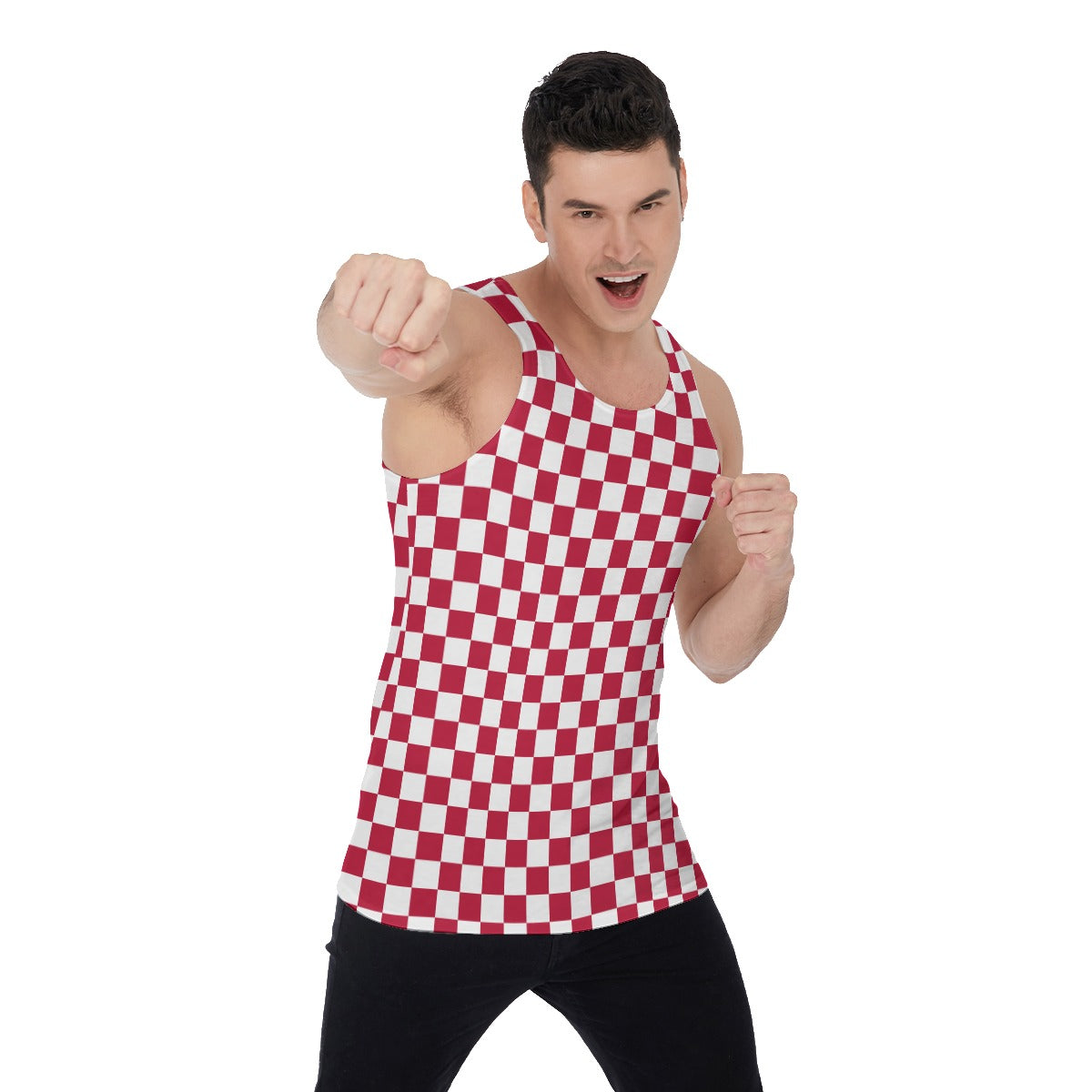 Checkerboard Men's Tank Top