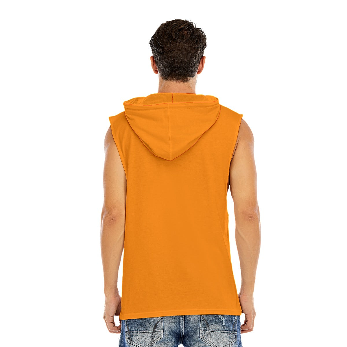 Checkerboard Men’s Sleeveless Pullover Hoodie