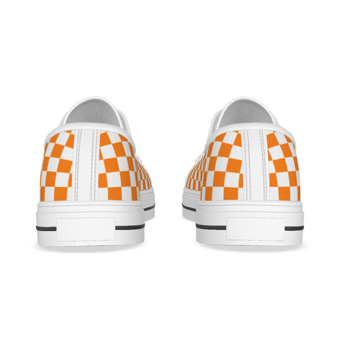Checkerboard Kids White Sole Canvas Shoes