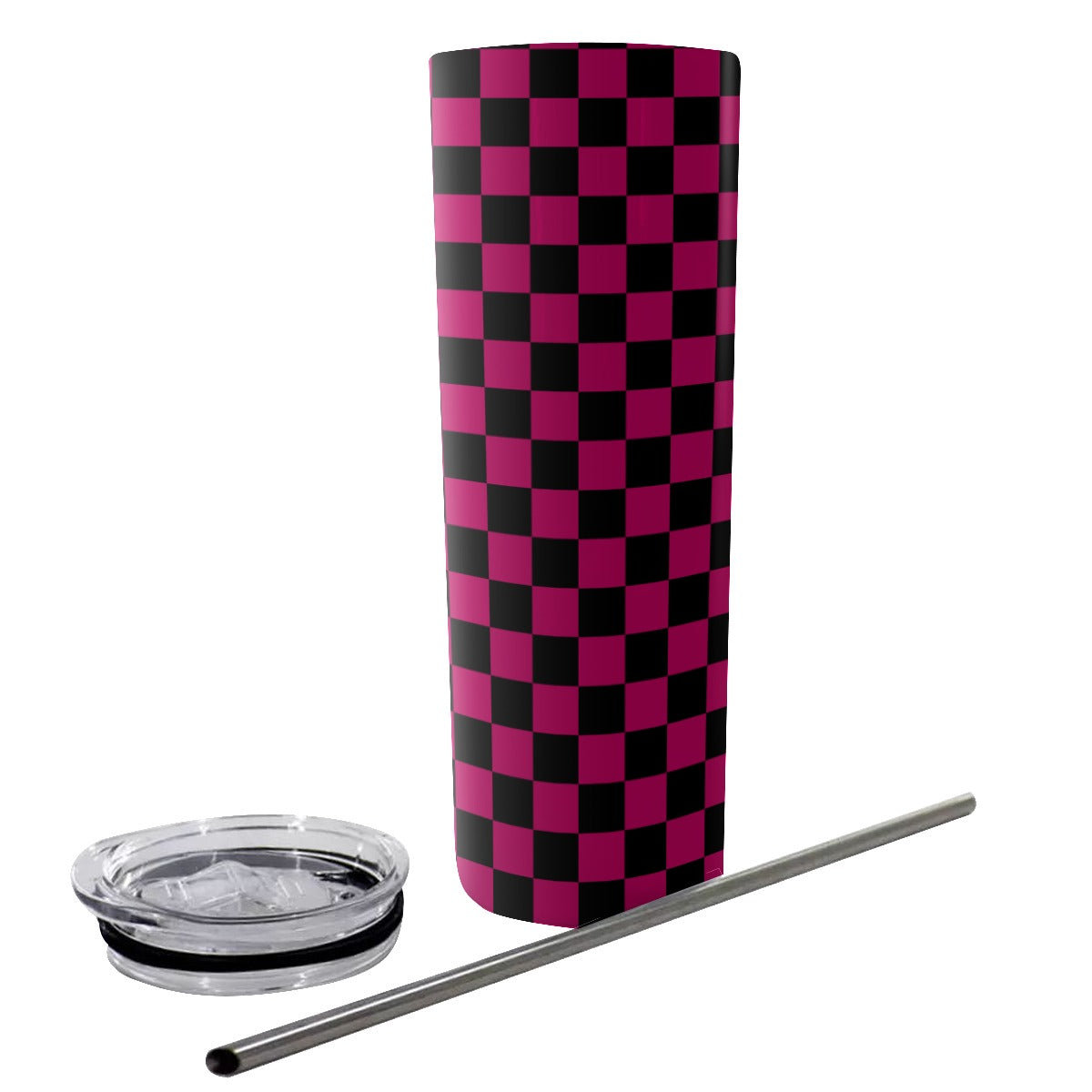 Glitter Tumbler With Stainless Steel Straw 20 oz