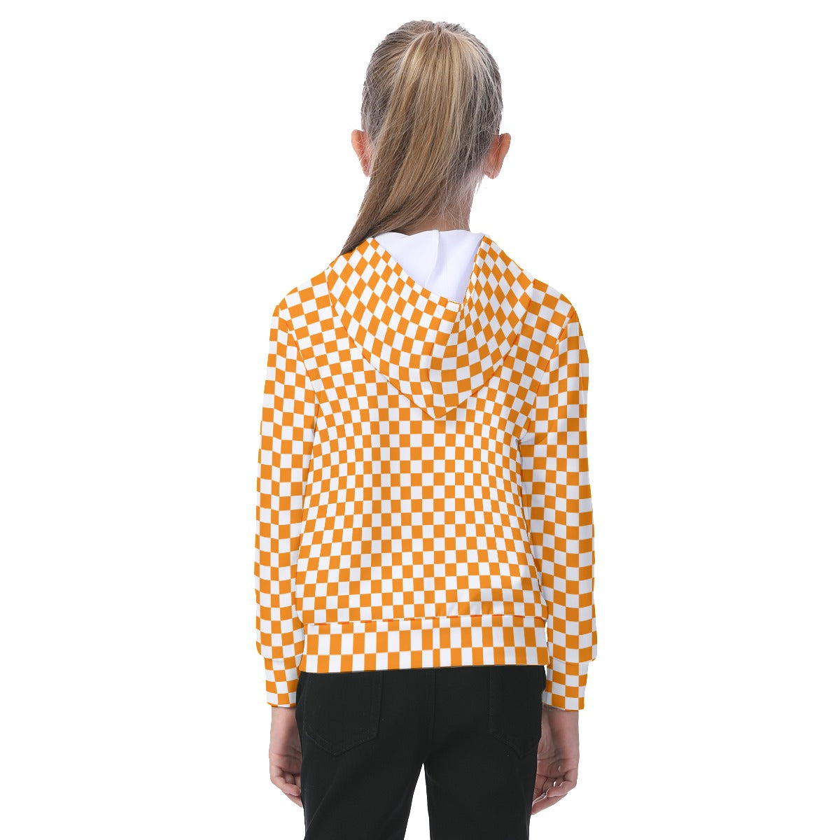 Checkerboard Oversized Kid's Hoodie