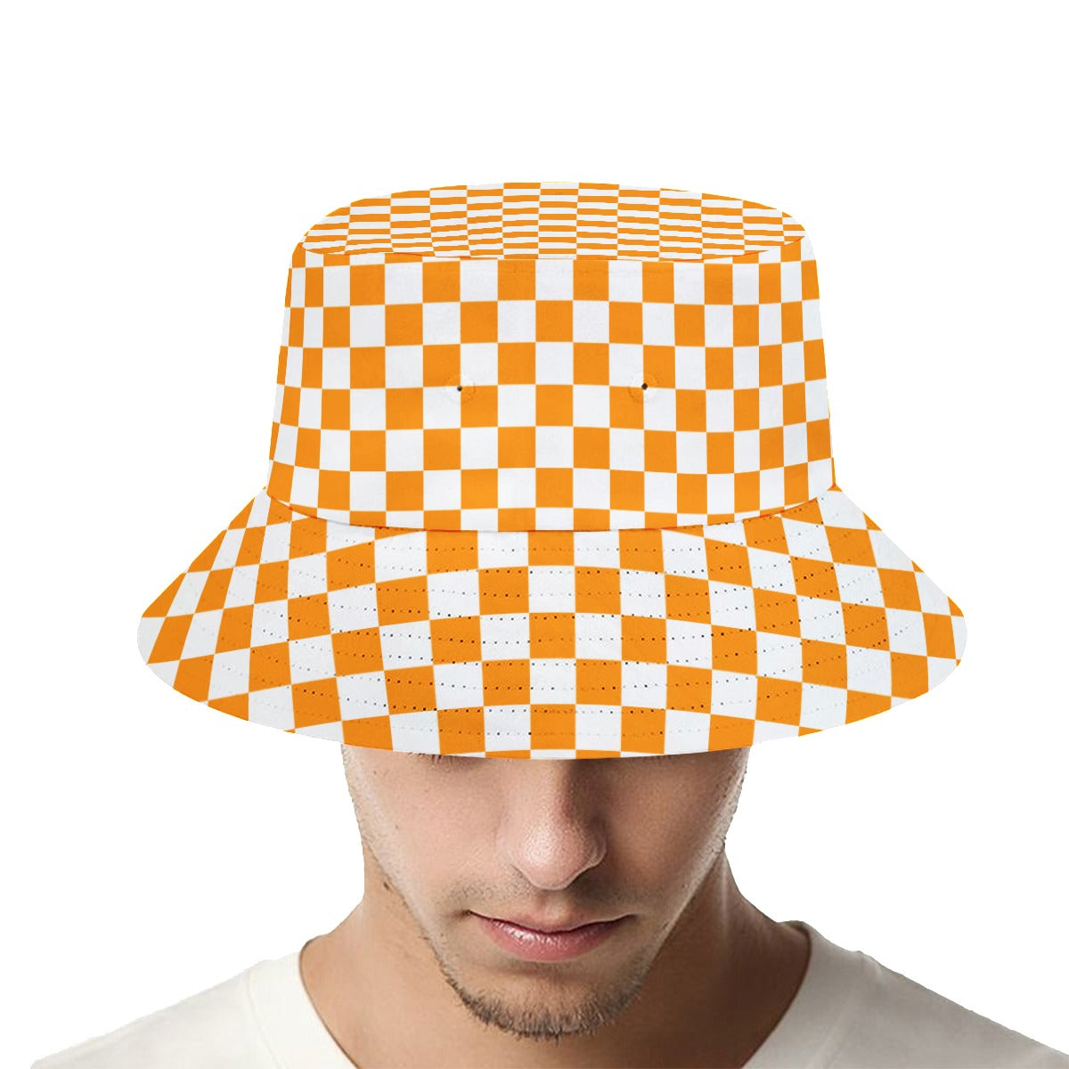 Checkerboard Fisherman Bucket Hat