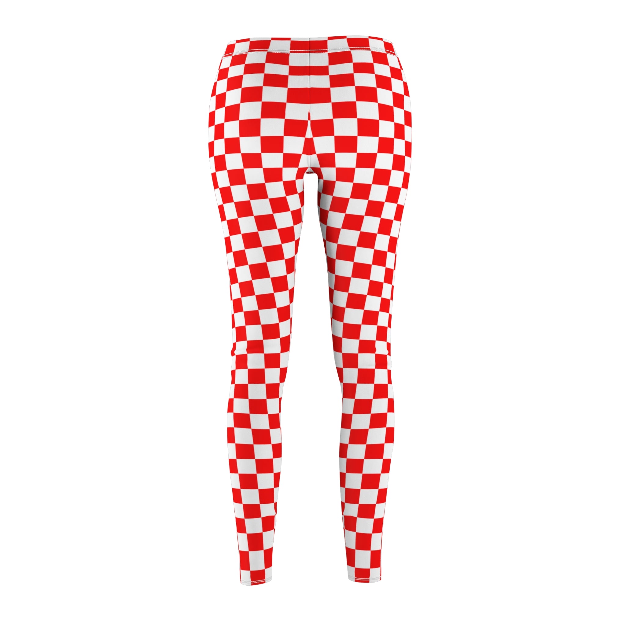 Women's Checkerboard Casual Leggings