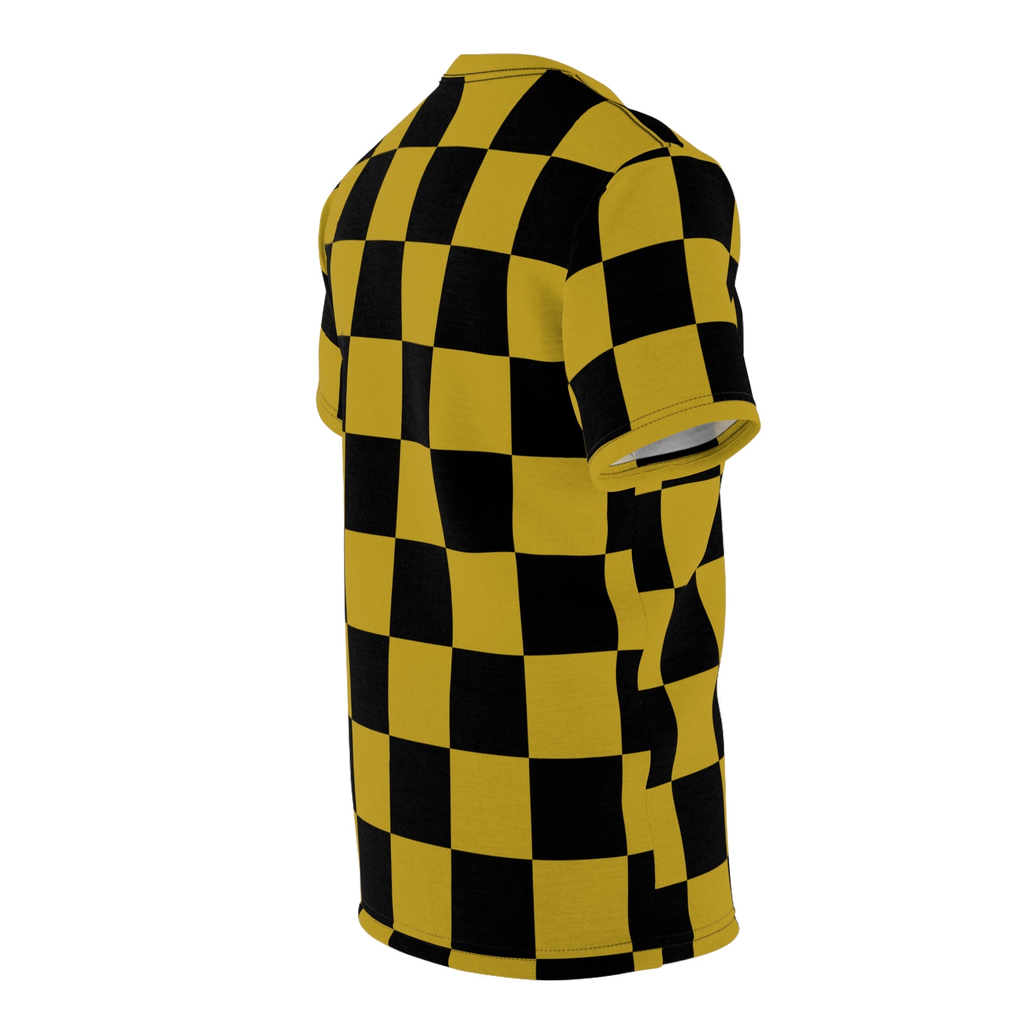 Black & Gold Checkerboard Shirt