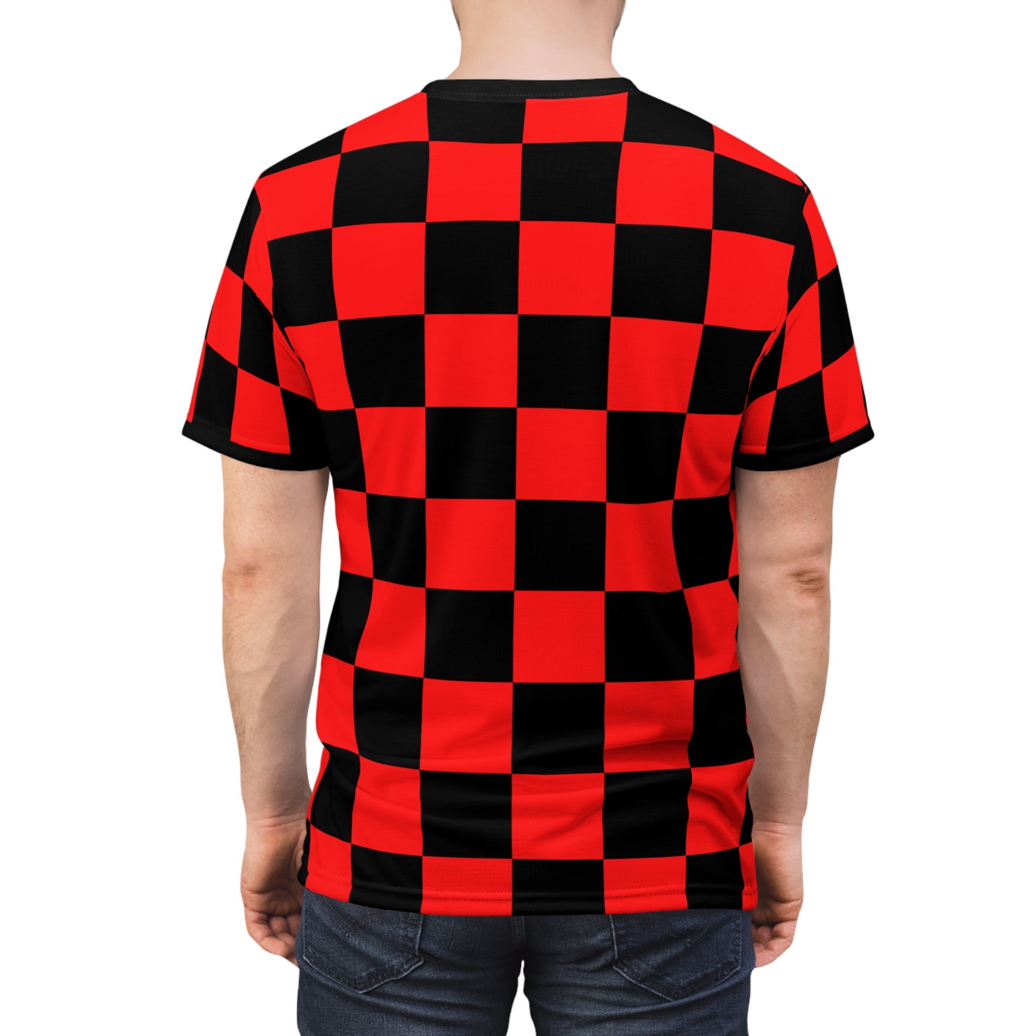 Checkers Black & Red Checkerboard Shirt