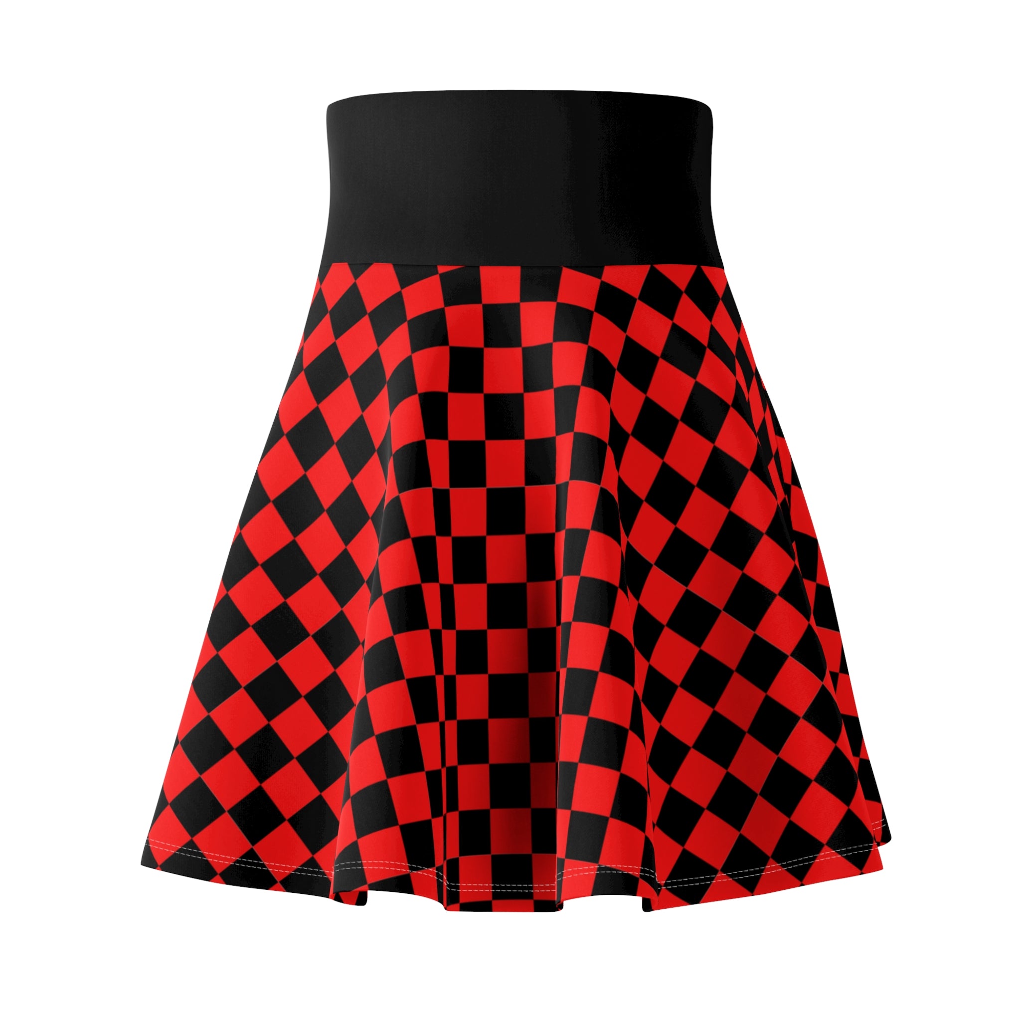 Women's Checkerboard Skater Skirt