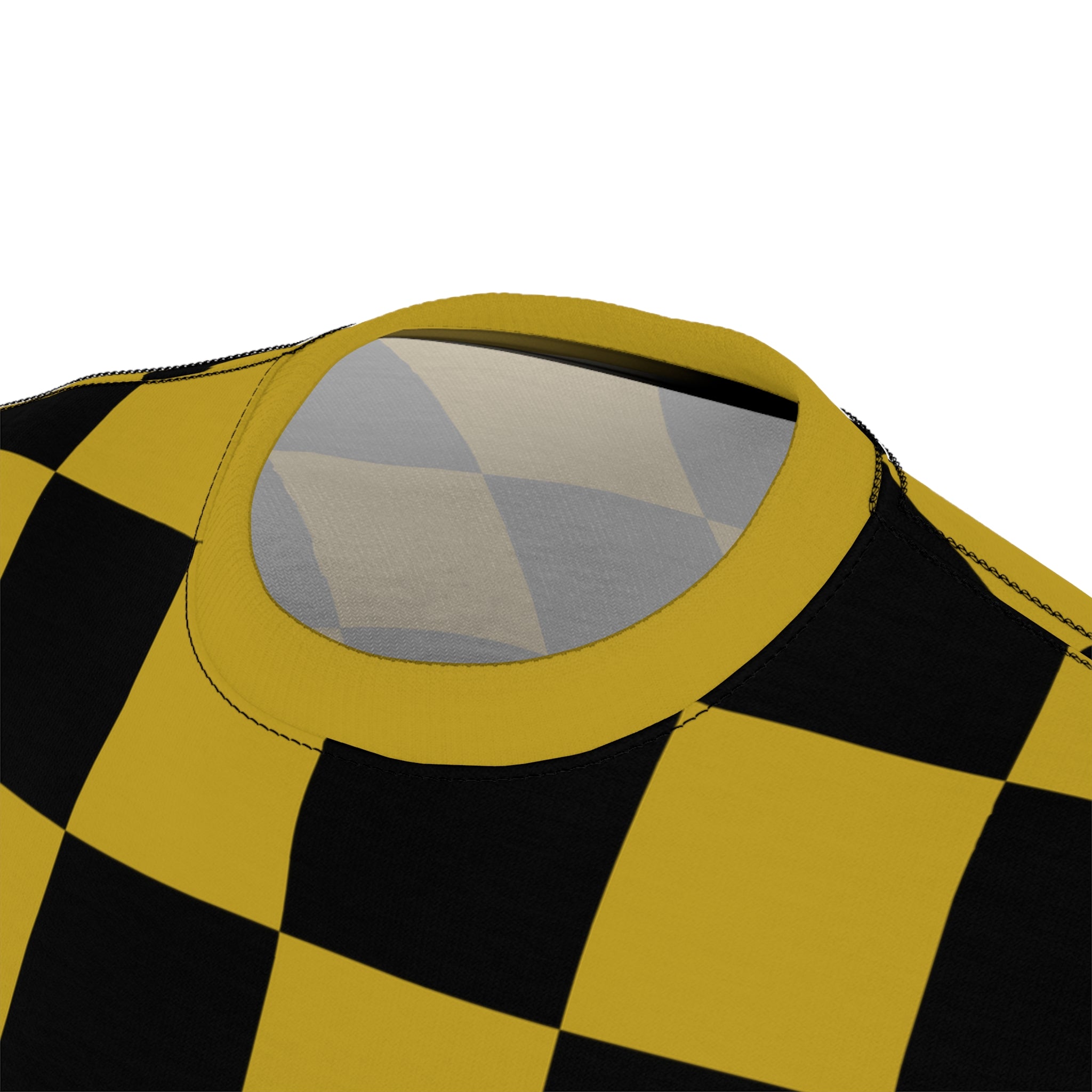 Black & Gold Checkerboard Shirt