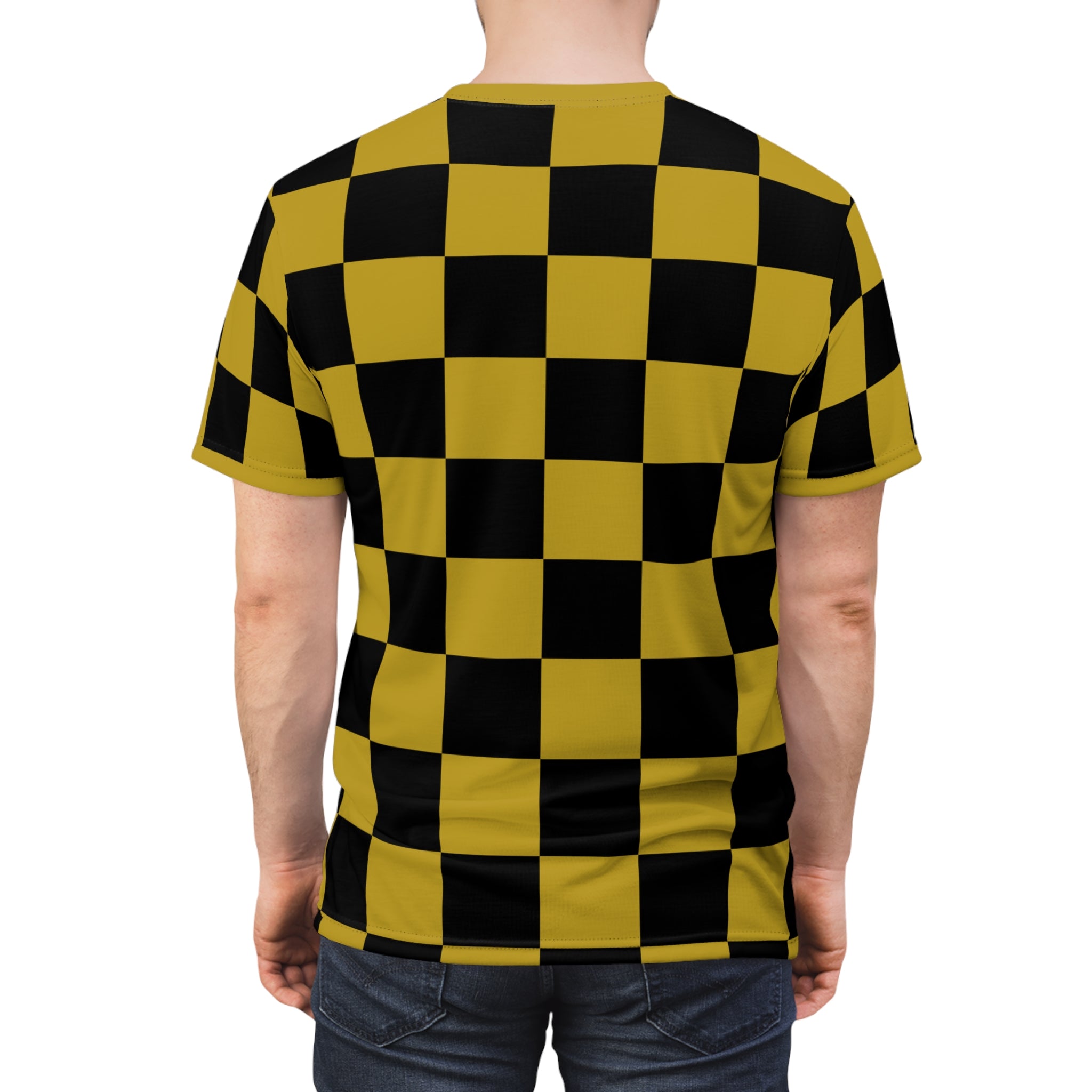 Black & Gold Checkerboard Shirt