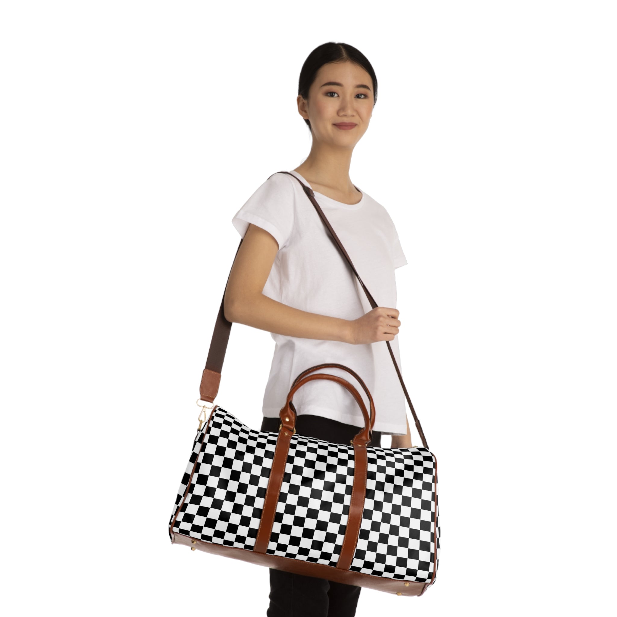 Checkerboard Weekender Bag