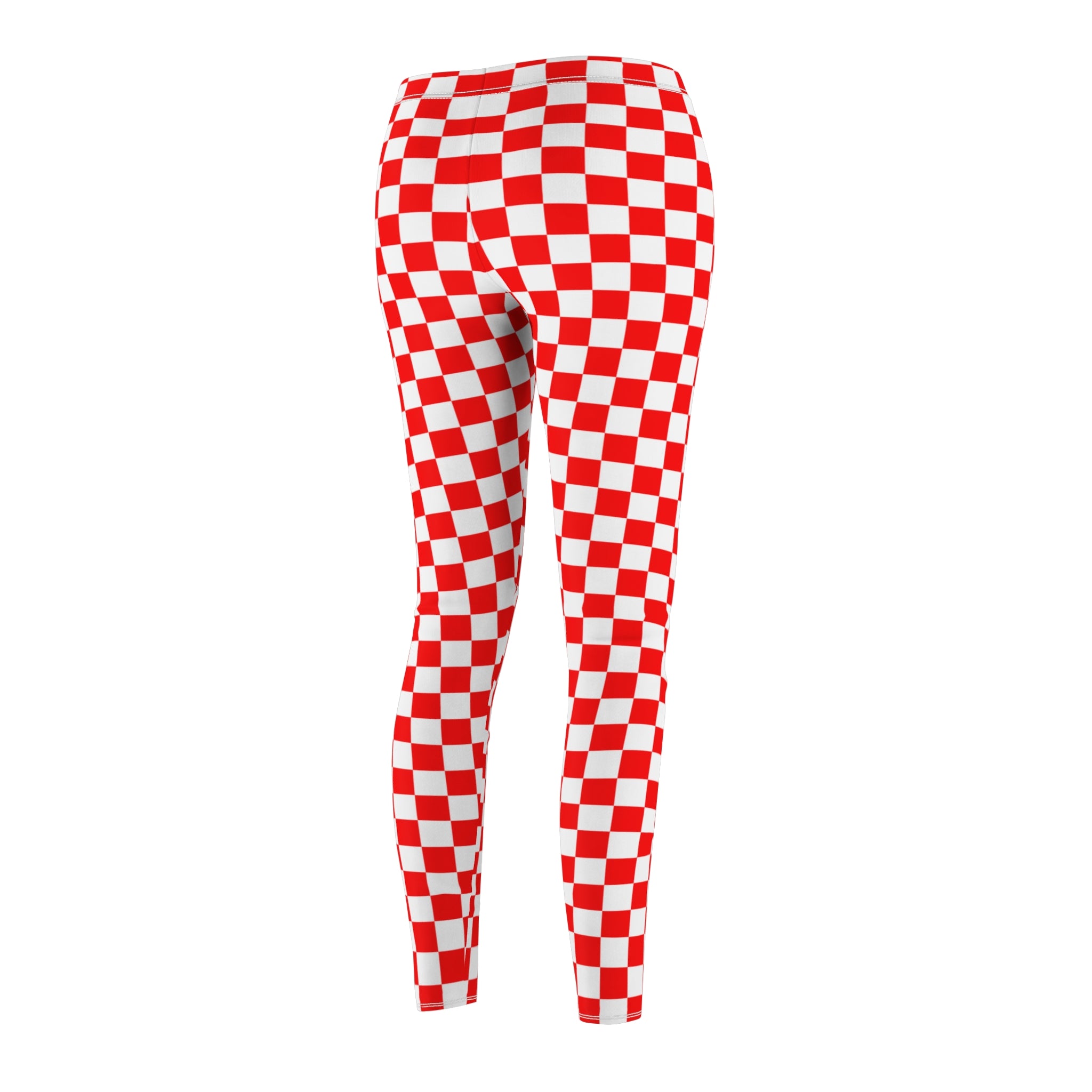 Women's Checkerboard Casual Leggings