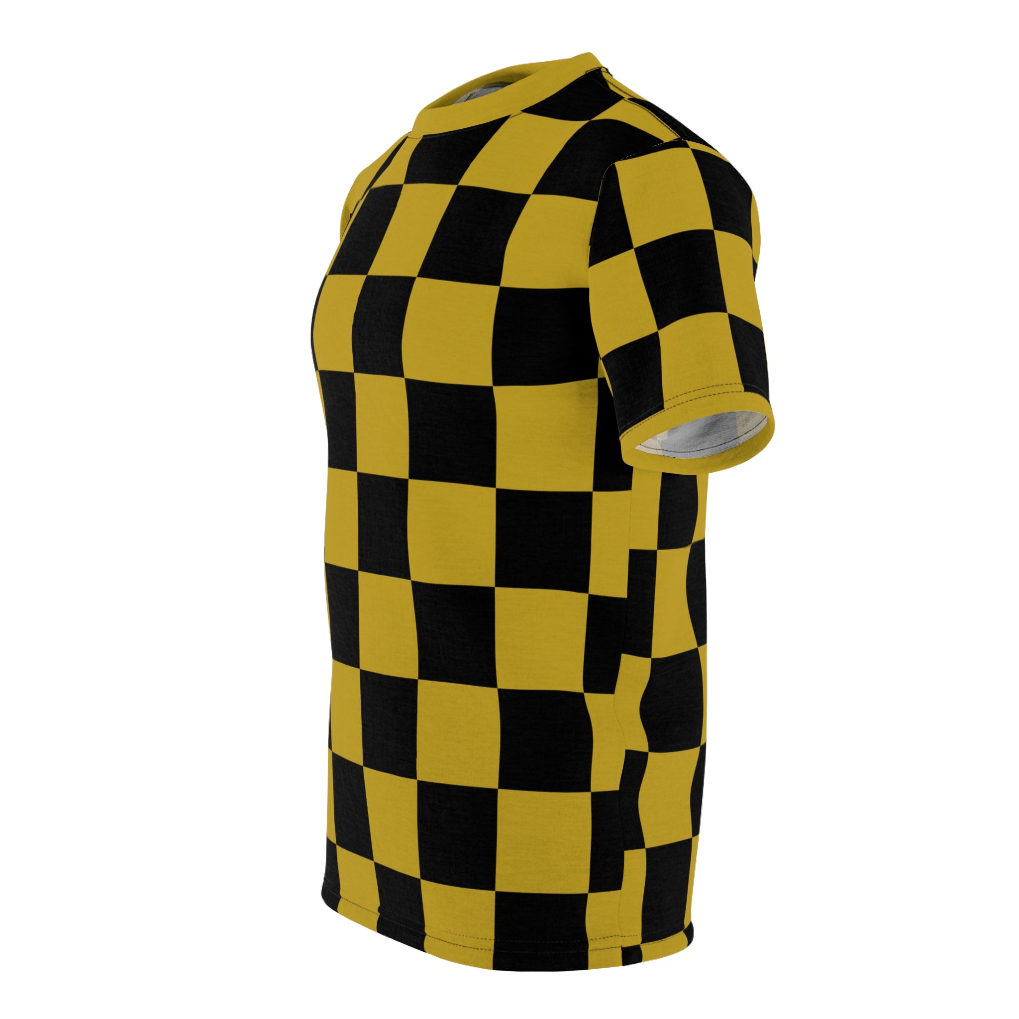 Black & Gold Checkerboard Shirt