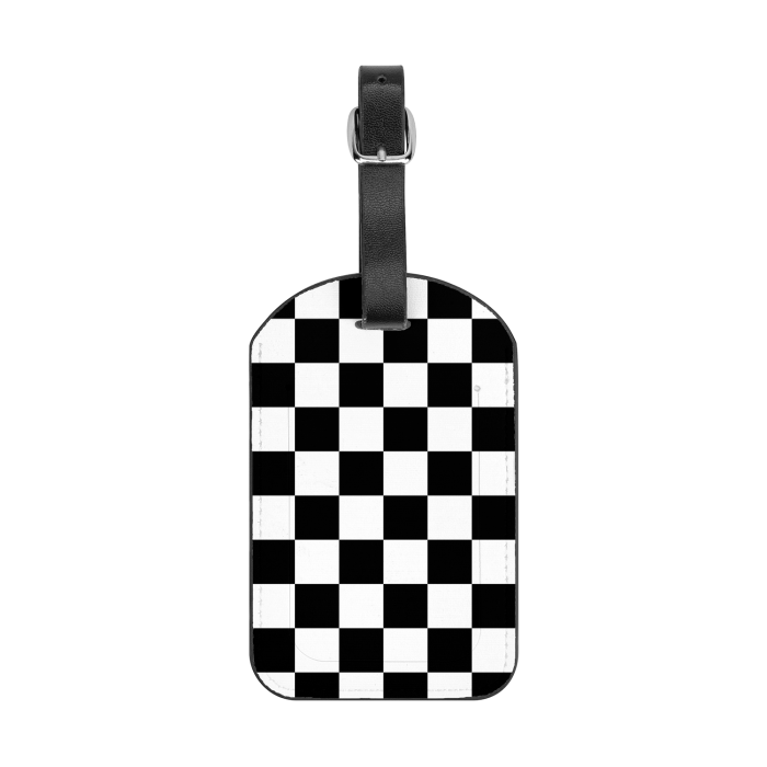 Home,Luggage Tag,Auto Racing,Checkerboard Luggage Tag,Travel Accessory,Home & Living,MOQ1,Delivery days 5