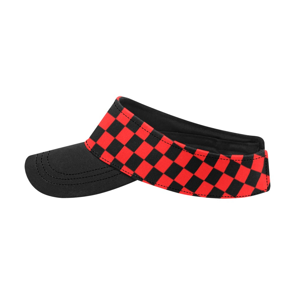 Unisex Checkerboard Sportswear Visor