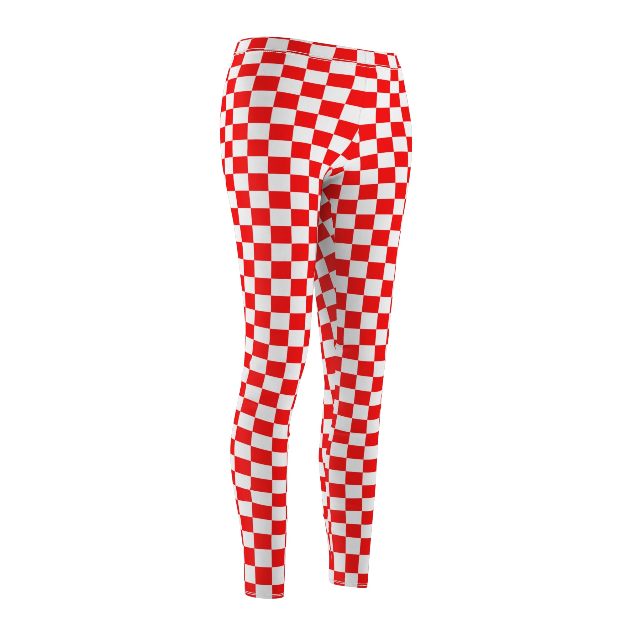 Women's Checkerboard Casual Leggings