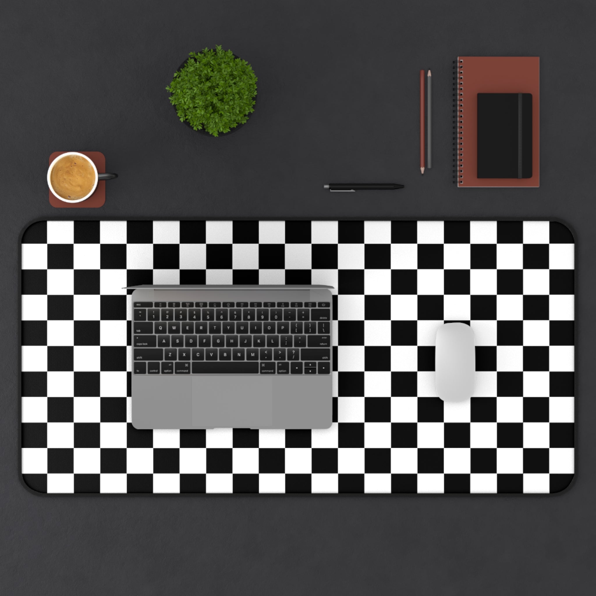 Checkerboard Desk Mat