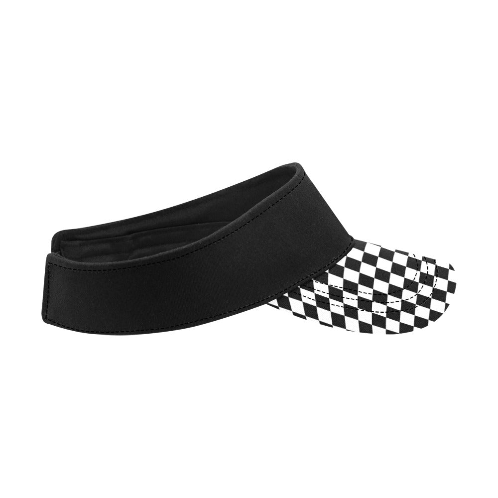 Unisex Checkerboard Sportswear Visor