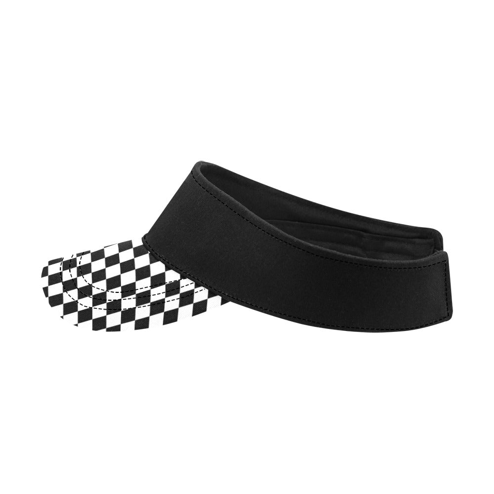 Unisex Checkerboard Sportswear Visor