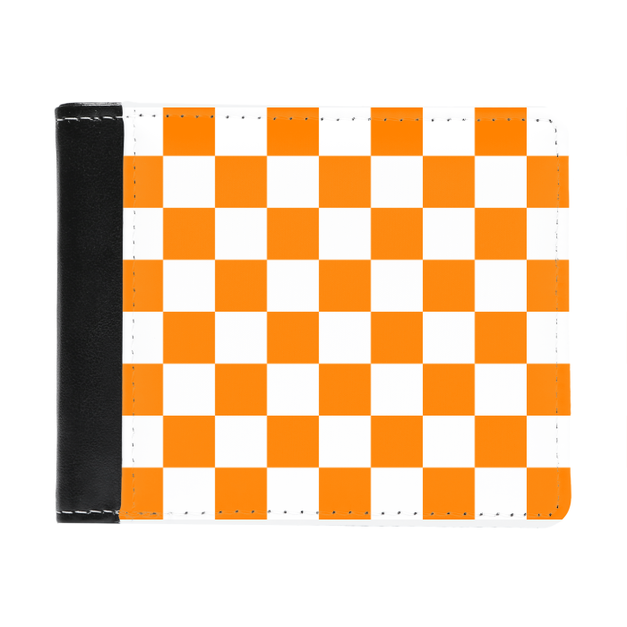 Checkerboard Wallet,Mens Checkerboard Wallet,Mens Accessory,Mens Wallet,Tennessee Wallet,MOQ1,Delivery days 5