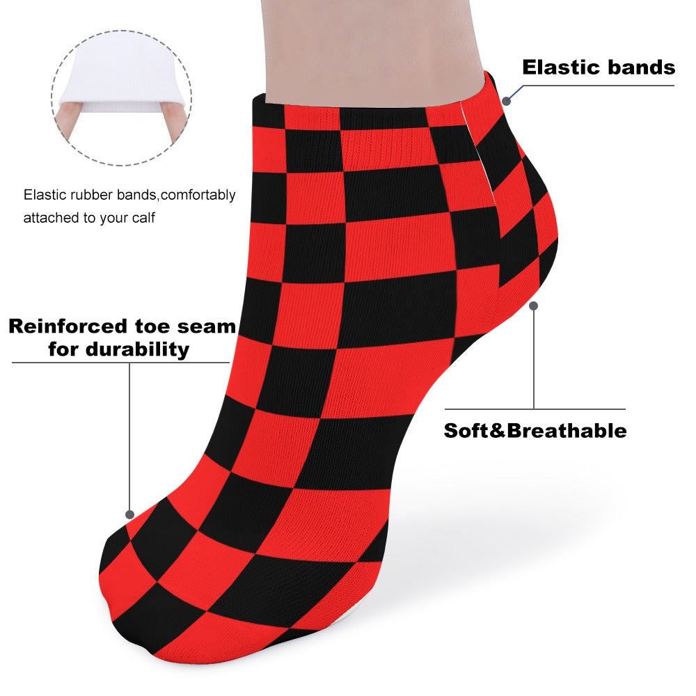 Checkerboard Socks 5 Pairs