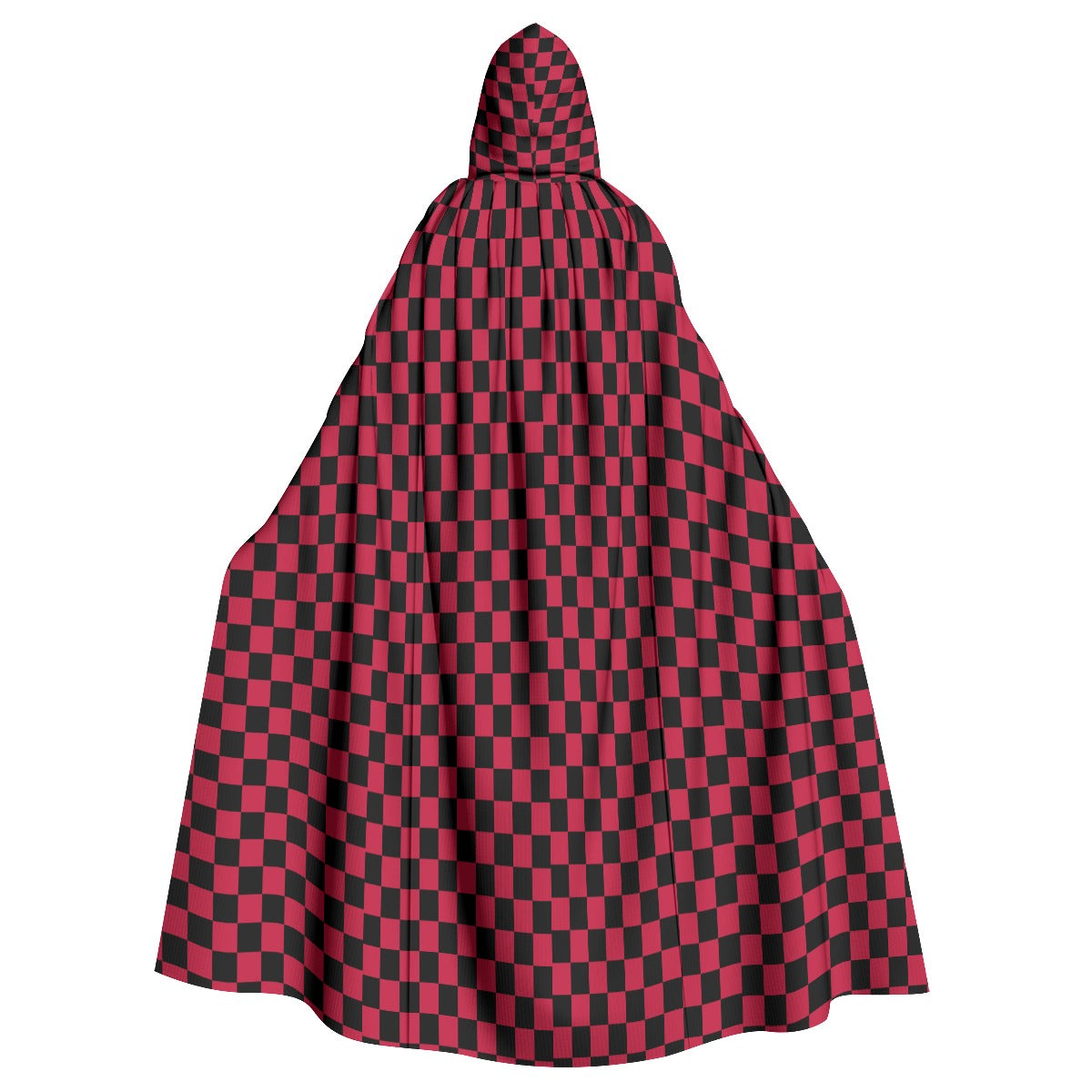 Checkerboard Unisex Hooded Cloak