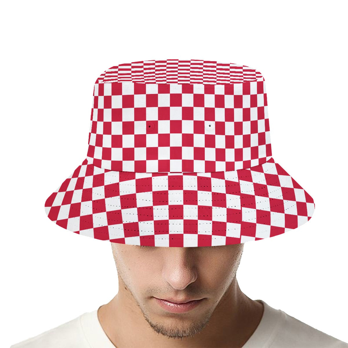 Checkerboard Fisherman Bucket Hat