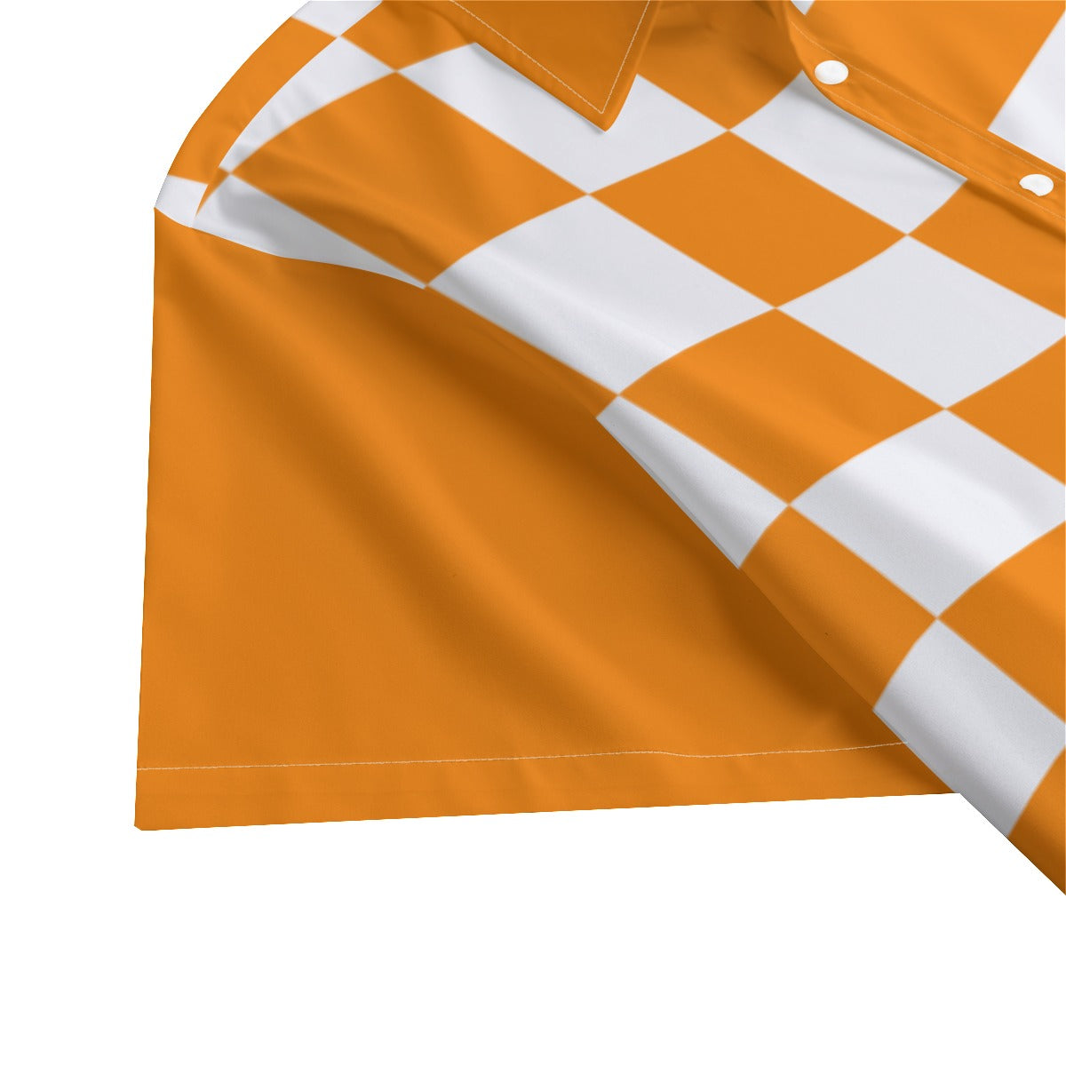 Checkerboard Men's T-shirt With Short Sleeve