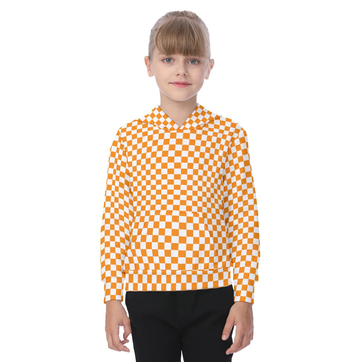 Checkerboard Oversized Kid's Hoodie