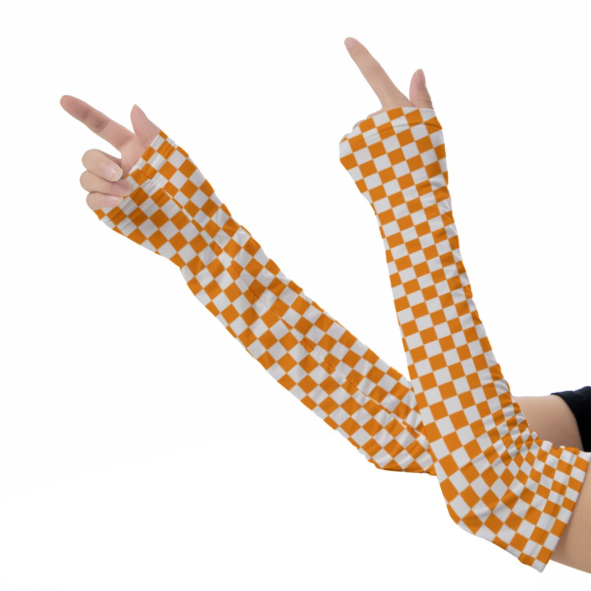 Checkerboard Unisex Sunscreen Arm sleeve