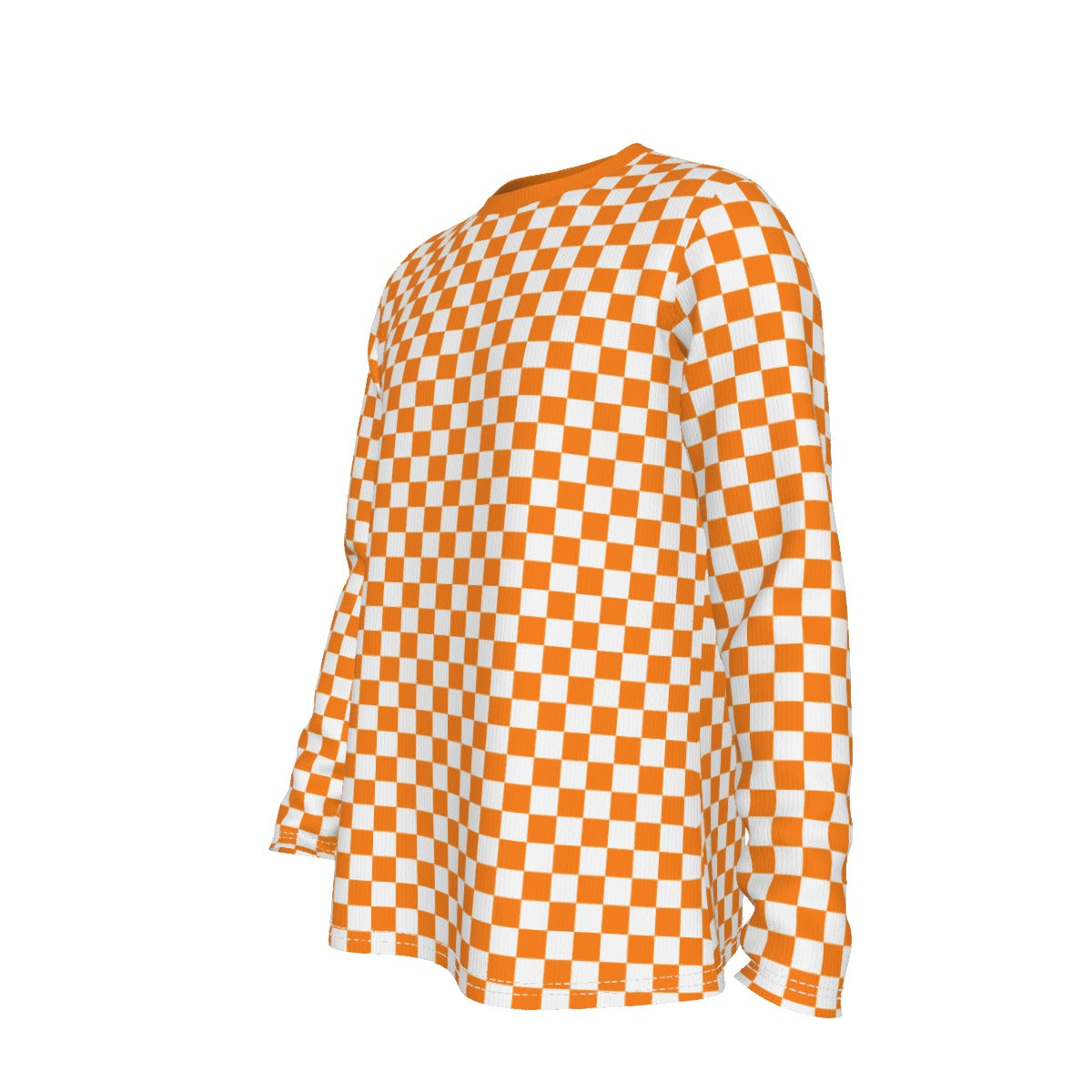 Checkerboard Men's Long Sleeve T-Shirt