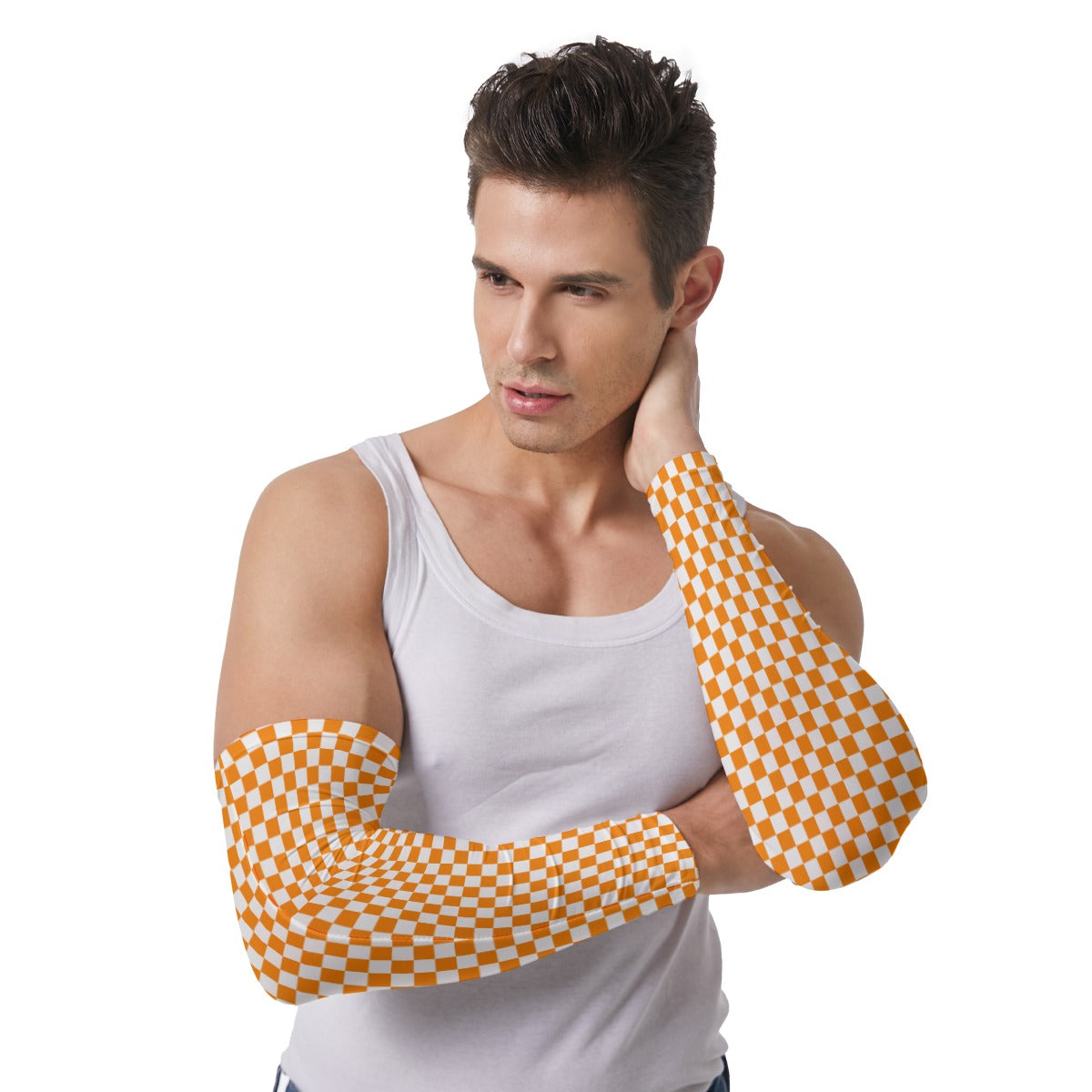 Checkerboard Unisex Sunscreen Arm sleeve