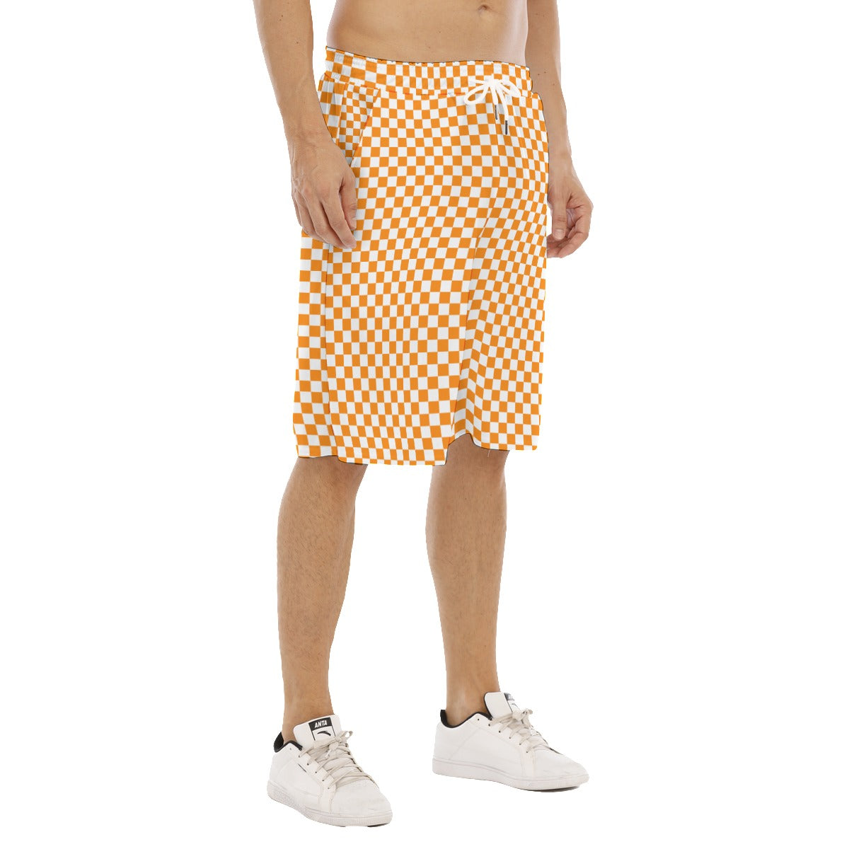 Checkerboard Men's Loose Shorts