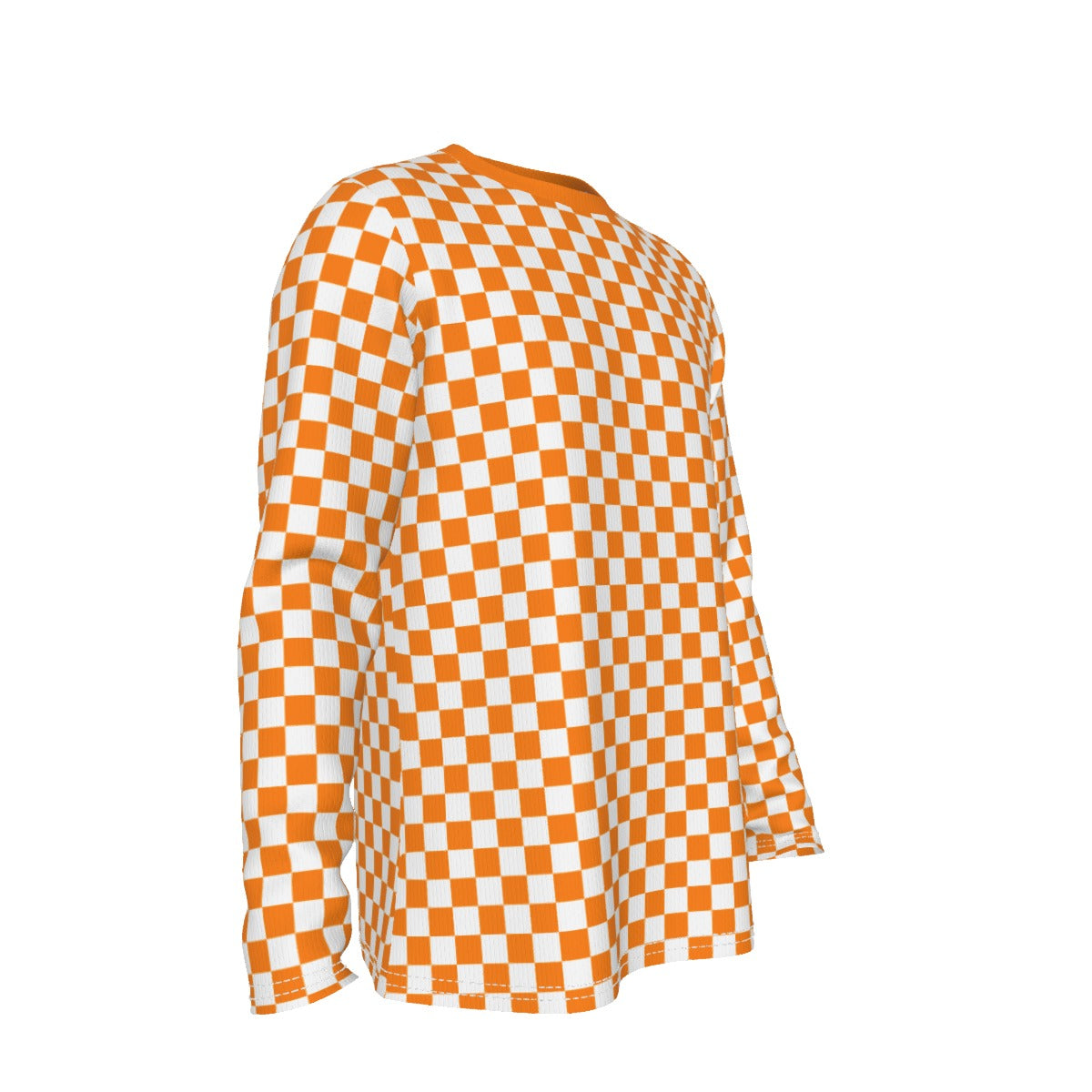 Checkerboard Men's Long Sleeve T-Shirt