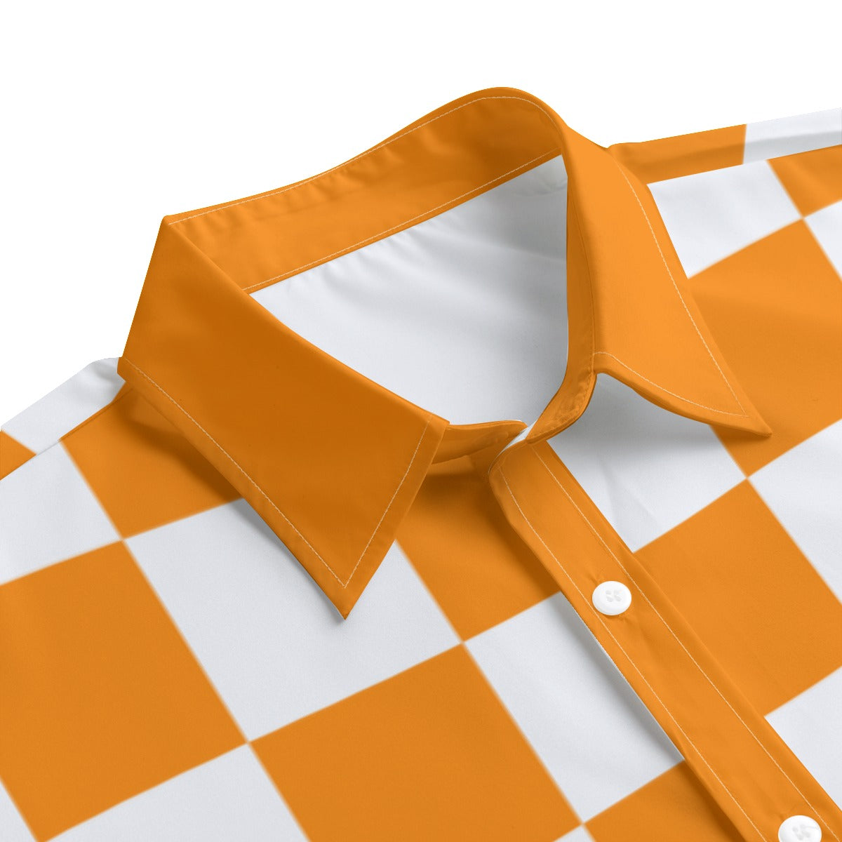 Checkerboard Men's T-shirt With Short Sleeve
